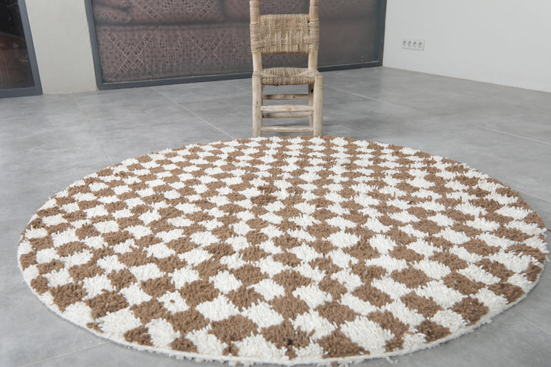 Moroccan round rug - round rug