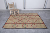 Tuareg rug 3.8 X 5.1 Feet