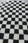 Round checkered rug - round rug