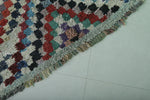 Handcrafted Moroccan Berber Rug in Vibrant Colors - 4.3 X 7.4 Feet