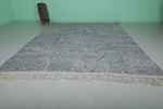 Grey Moroccan Rug - Handwoven 9.5 x 12.3 Feet | Elegant Wool Design