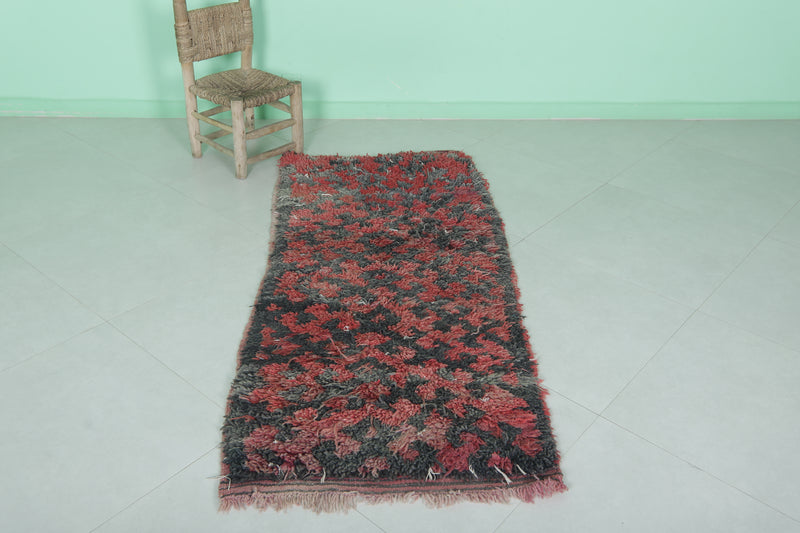 Vintage Moroccan Berber Rug - 2.5 x 5.7 Feet