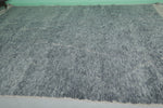 Grey Moroccan Rug - Handwoven 9.5 x 12.3 Feet | Elegant Wool Design