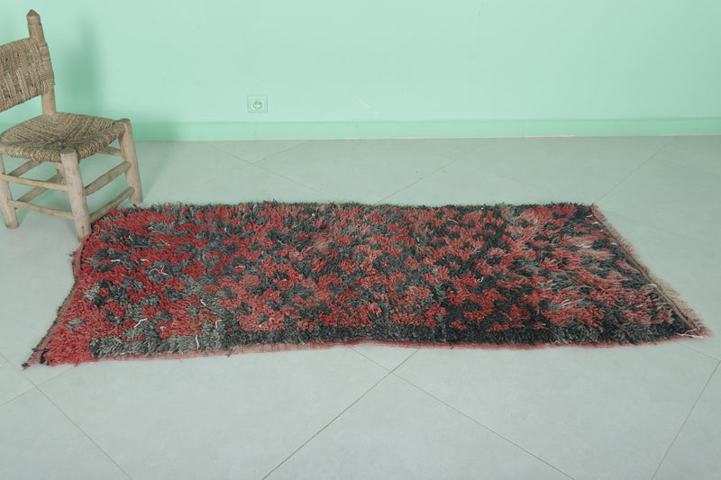 Vintage Moroccan Berber Rug - 2.5 x 5.7 Feet