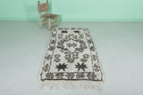 Handmade Runner Rug 2.8 x 5.8 ft Small Tribal Rug