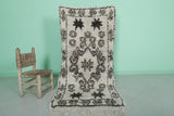 Handmade Runner Rug 2.8 x 5.8 ft Small Tribal Rug