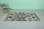 Handmade Runner Rug 2.8 x 5.8 ft Small Tribal Rug