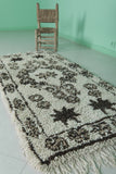 Handmade Runner Rug 2.8 x 5.8 ft Small Tribal Rug