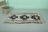 Traditional Moroccan Berber Rug - 2.7 x 5 Feet