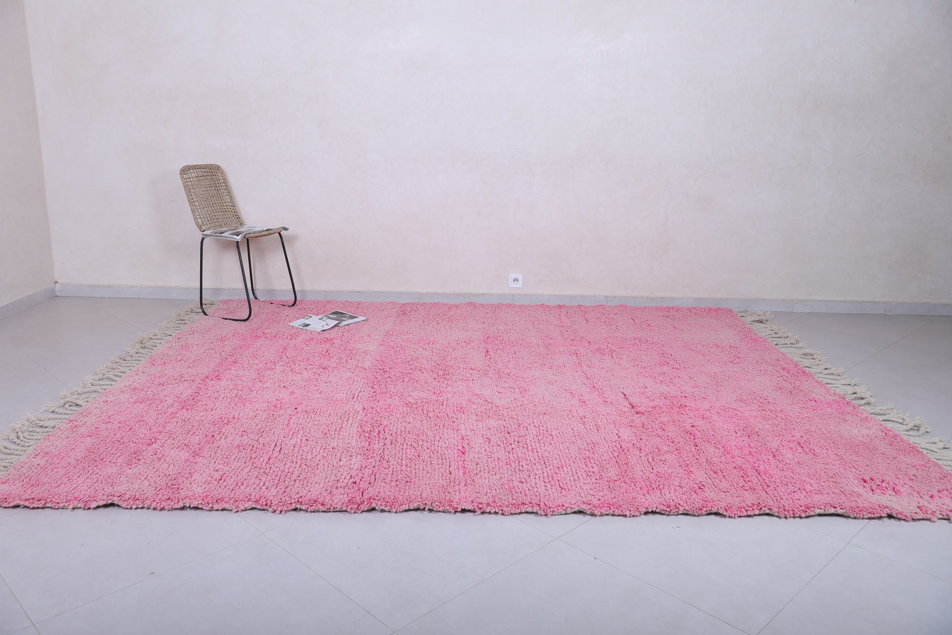 Beni ourain rug - Custom Moroccan area rug - Pink Morocco rug - custom  moroccan rugs