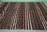 Vintage Moroccan kilim 5.3 FT X 9.1 FT