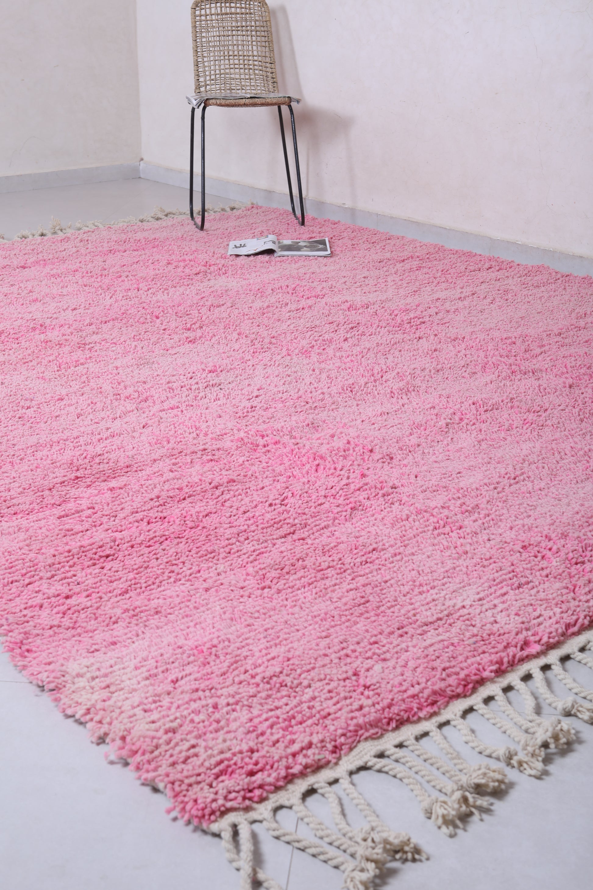 Beni ourain rug - Custom Moroccan area rug - Pink Morocco rug - custom  moroccan rugs