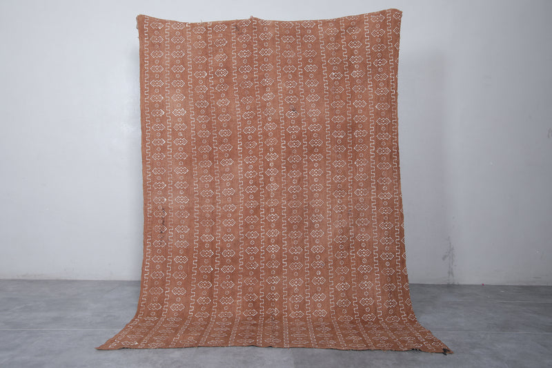 Traditional Handwoven Kilim Rug - 5 FT X 7.2 FT | Warm Earthy Tones