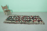 Moroccan berber rug 2.3 X 6.4 Feet - Beni ourain rugs