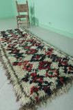 Moroccan berber rug 2.3 X 6.4 Feet - Beni ourain rugs