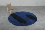 Round Moroccan wool 5.1 Feet - round rug