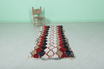 Moroccan Berber Rug with Diamond Pattern - 2.2 X 5.9 Feet