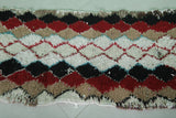 Moroccan Berber Rug with Diamond Pattern - 2.2 X 5.9 Feet