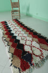 Moroccan Berber Rug with Diamond Pattern - 2.2 X 5.9 Feet