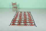 Moroccan berber rug 3.2 X 5.6 Feet - Boucherouite Rugs