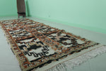 Moroccan Rug 3.6 X 12.2 Feet