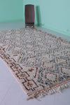 Vintage moroccan rug  6.1 FT X 10.4 FT - 