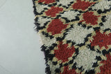 Moroccan berber rug 3.2 X 5.6 Feet - Boucherouite Rugs