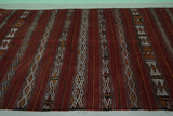 Handwoven Moroccan rug 5.5 FT X 9.9 FT