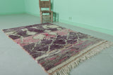 purple moroccan rug 3.5 X 5.3 Feet