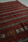 Handwoven Moroccan rug 5.5 FT X 9.9 FT