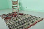 Antique azilal Rug 2.3 X 5.6 Feet - long runner rug