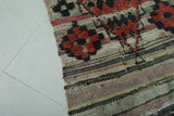 Antique azilal Rug 2.3 X 5.6 Feet - long runner rug