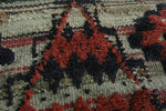 Antique azilal Rug 2.3 X 5.6 Feet - long runner rug