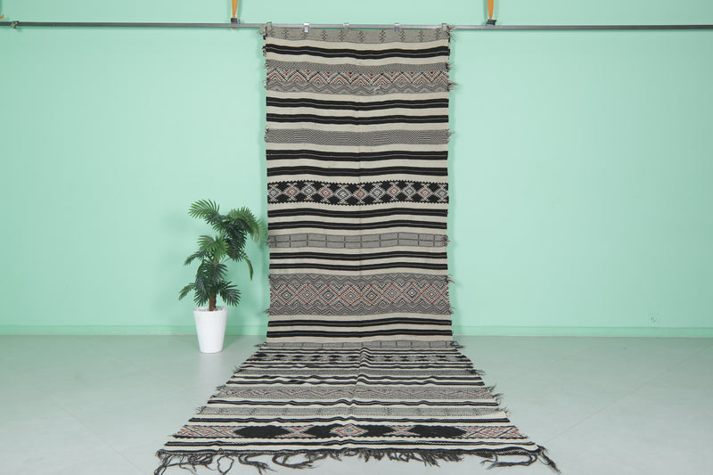 Long Hallway Kilim Rug - 4.9 FT × 16.3 FT | Handwoven Beauty