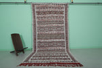 Handwoven kilim rug 5.3 ft x 10.1 ft