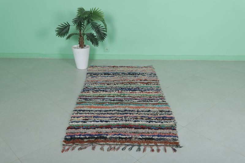 Striped Vintage Rug - Handwoven Classic Style | 3 x 6.1 Ft