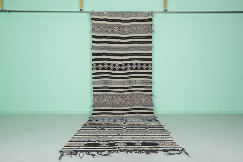 Long Hallway Kilim Rug - 4.9 FT × 16.3 FT | Handwoven Beauty