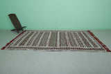 Handwoven kilim rug 5.3 ft x 10.1 ft