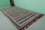 Handwoven kilim rug 5.3 ft x 10.1 ft