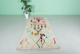 Moroccan vintage rug 4.2 x 7.9 Feet