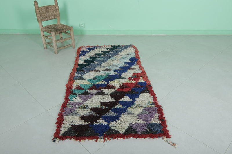 Colorful Moroccan Runner 2.6 X 5.6 Feet - Runner moroccan rugs