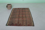 Small Tuareg rug 2.5 X 3.8 Feet