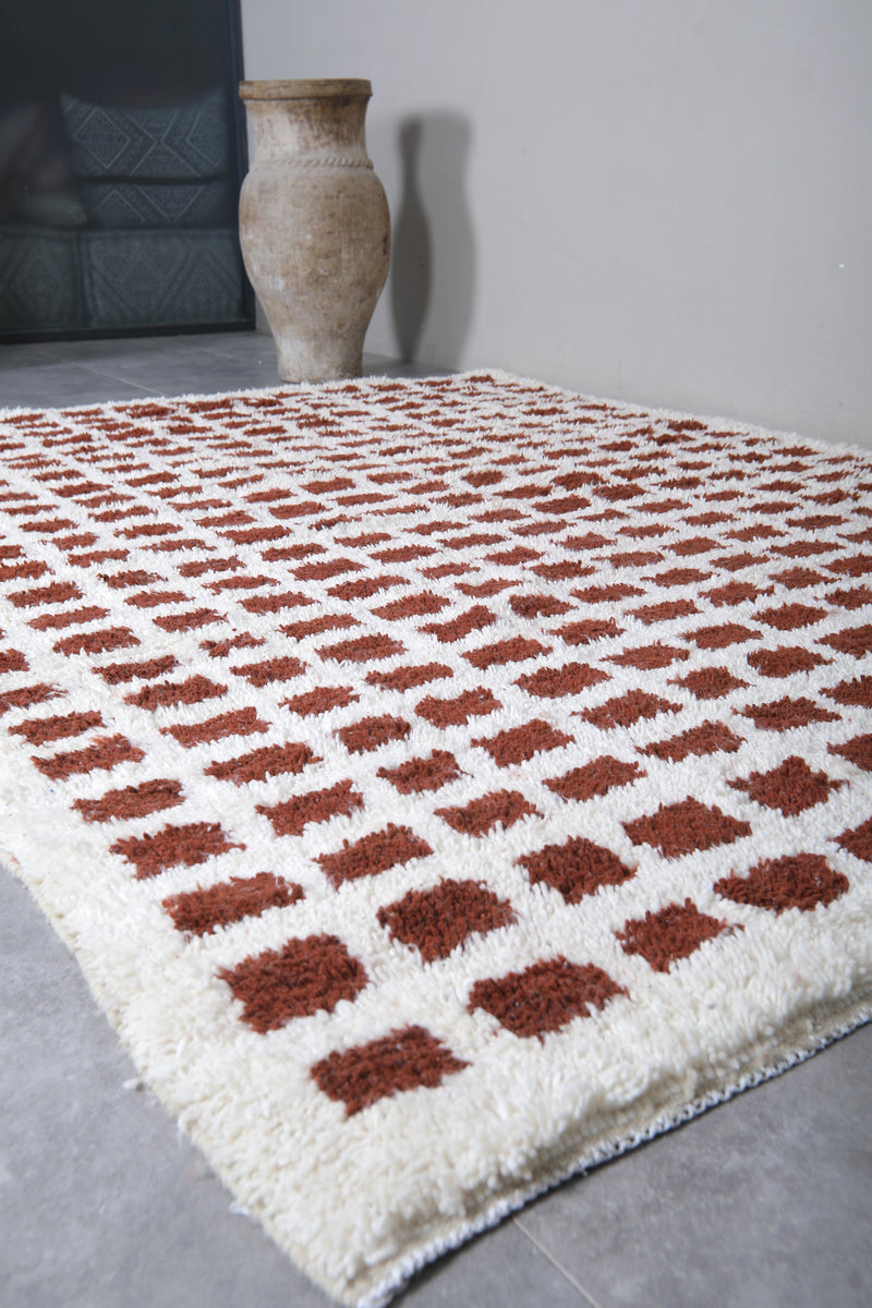 Moroccan Berber rug Grid - Beni ourain Rug - Custom Rug