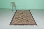 Handwoven kilim 4.9 ft x 8.3 ft