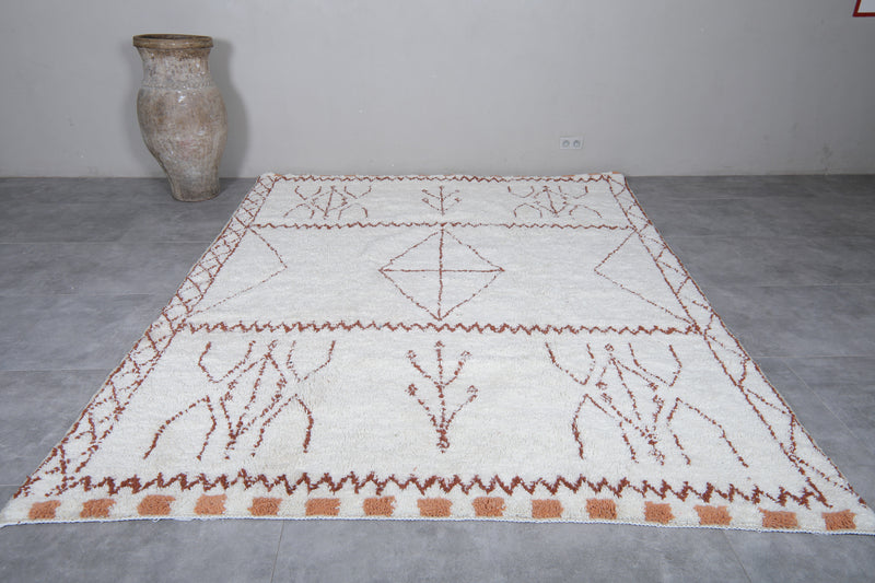 Handmade Beni ourain rug - Berber rug - Hand Knotted rug