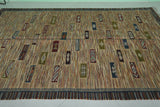 Handwoven kilim 4.9 ft x 8.3 ft