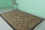 Handwoven kilim 4.9 ft x 8.3 ft