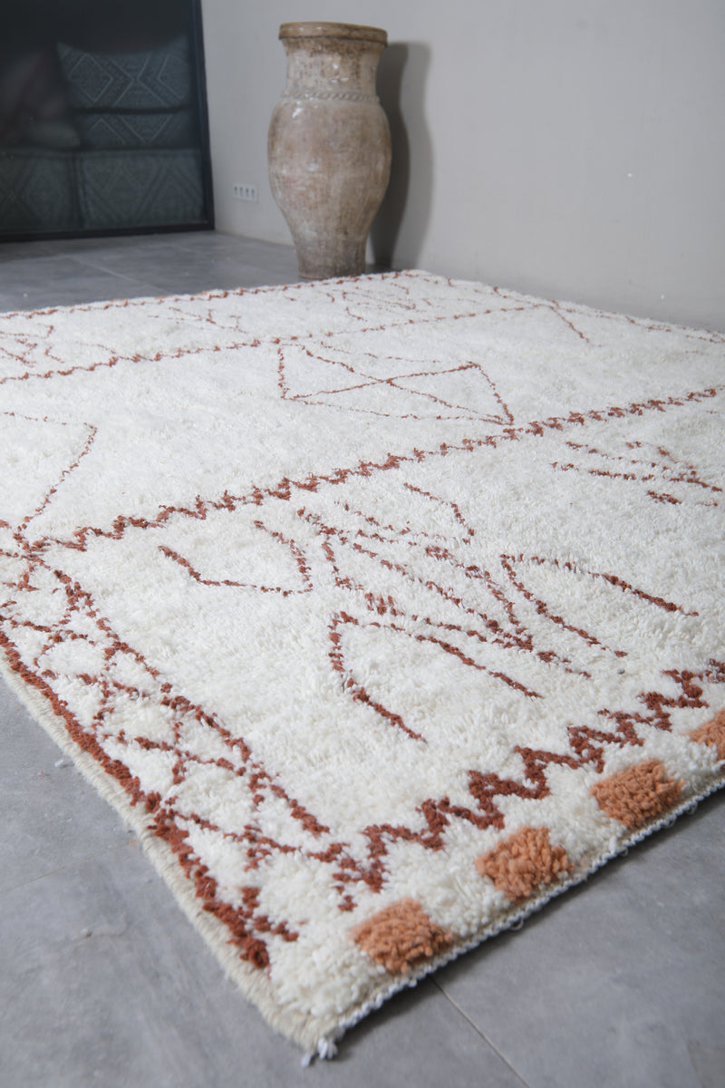 Handmade Beni ourain rug - Berber rug - Hand Knotted rug