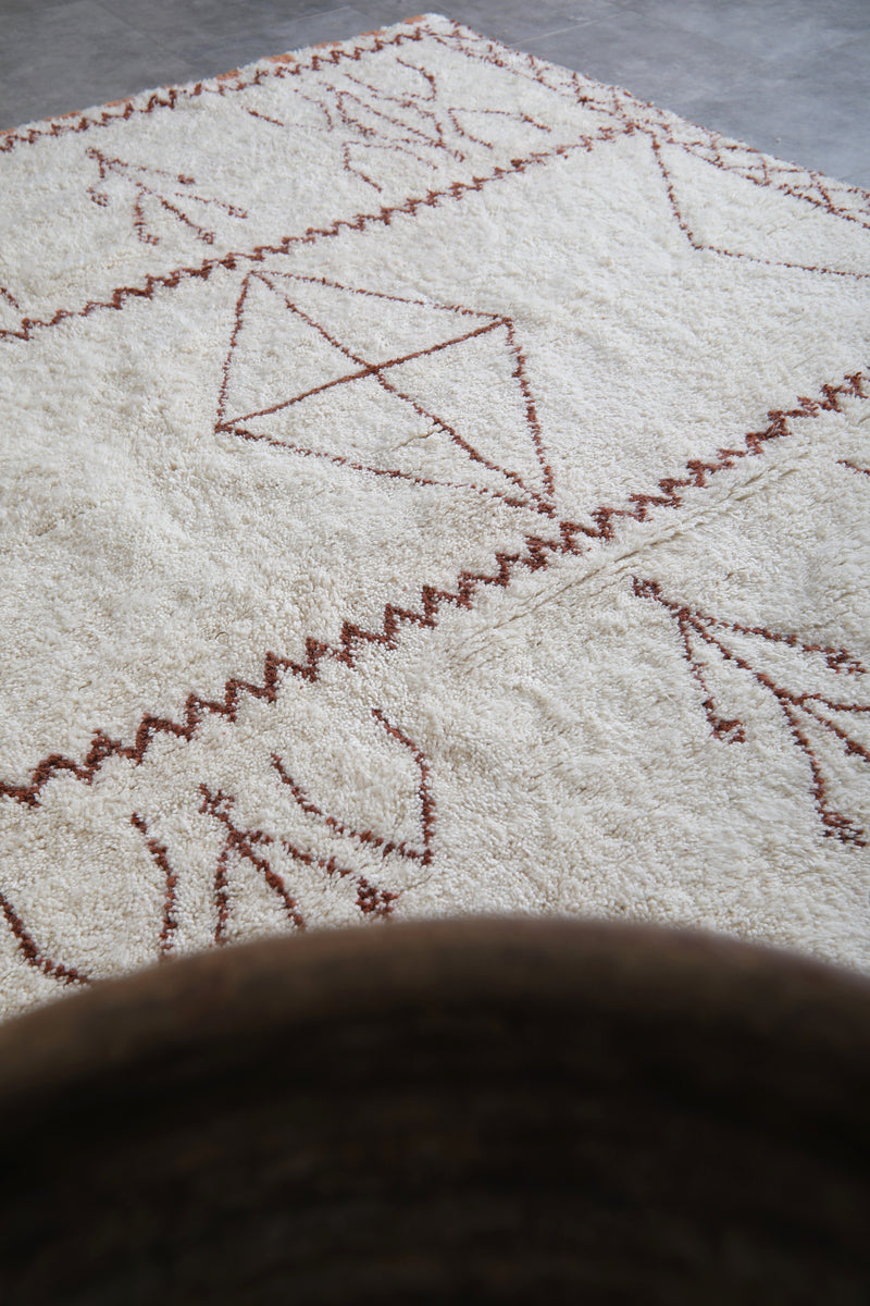 Handmade Beni ourain rug - Berber rug - Hand Knotted rug