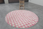 Round Moroccan wool 5 Feet - round rug